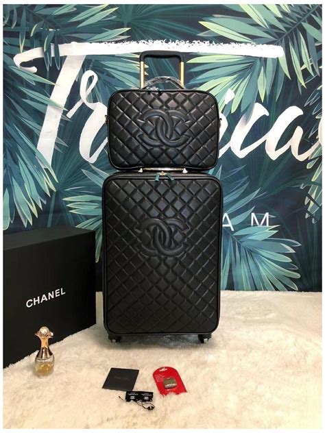 chanel travel suitcase